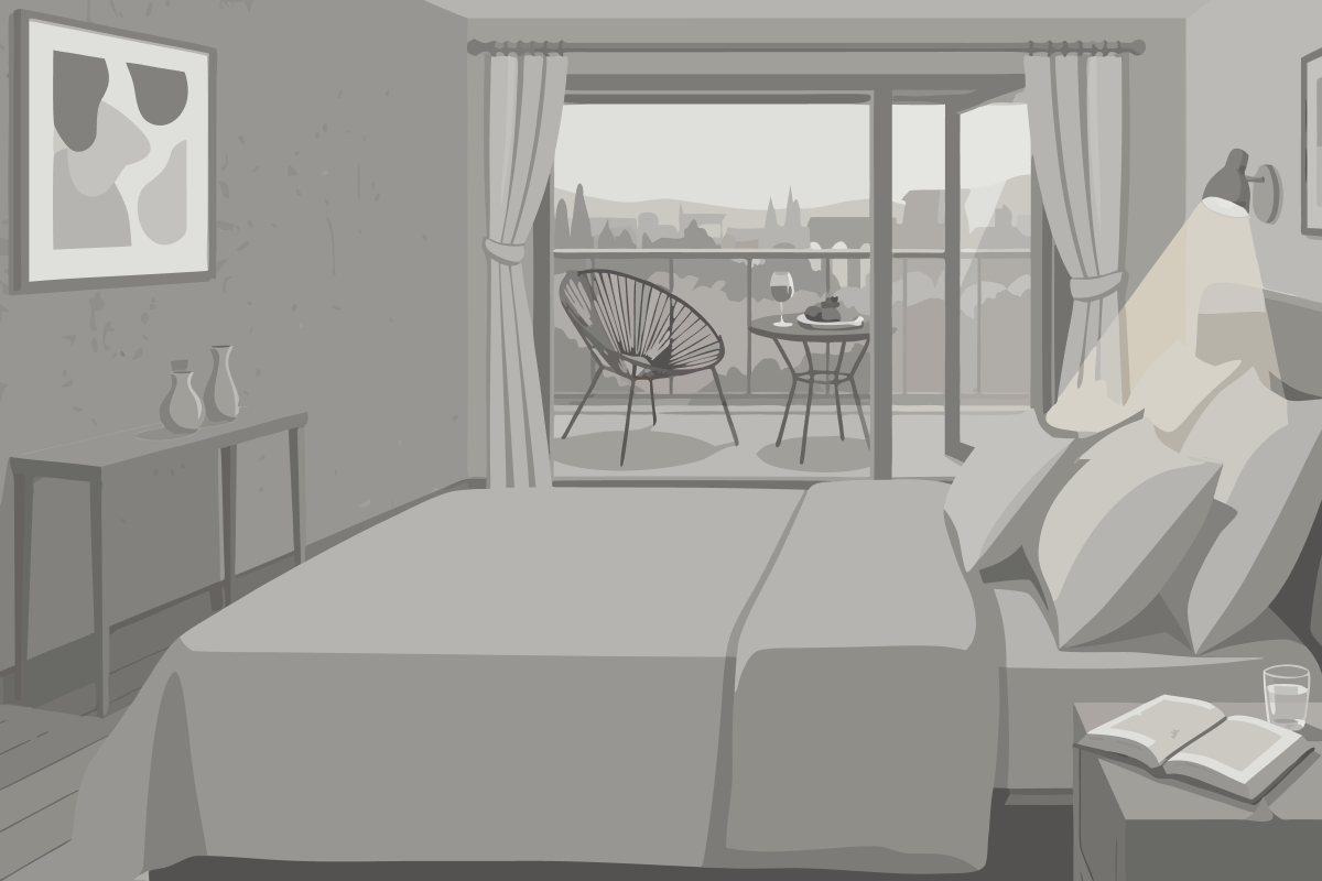 Comfort Tweepersoonskamer met Balkon